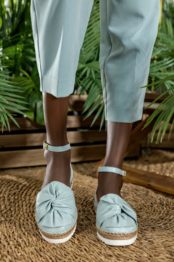 Two part espadrille shoes