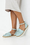 Two part espadrille shoes