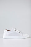 Leather hole punched sneakers