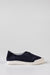 Leather suede slip-on shoes