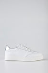 Leather lace-up sneakers