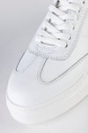 Leather lace-up sneakers