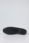 Leather loafers with buckle