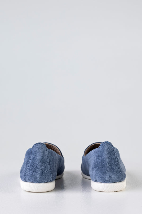 Leather suede loafers