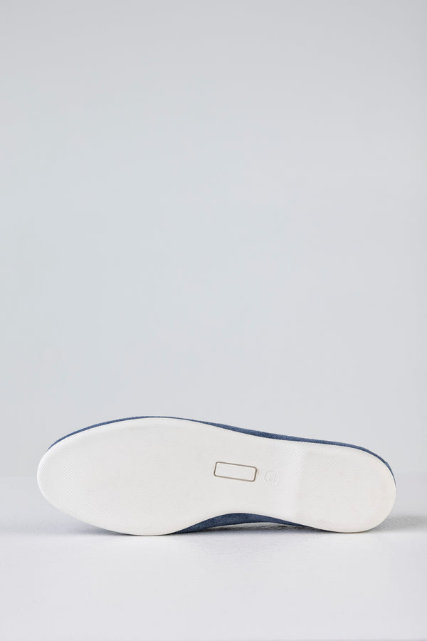 Leather suede loafers