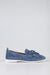Leather suede loafers with tassels