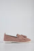 Leather suede loafers with tassels