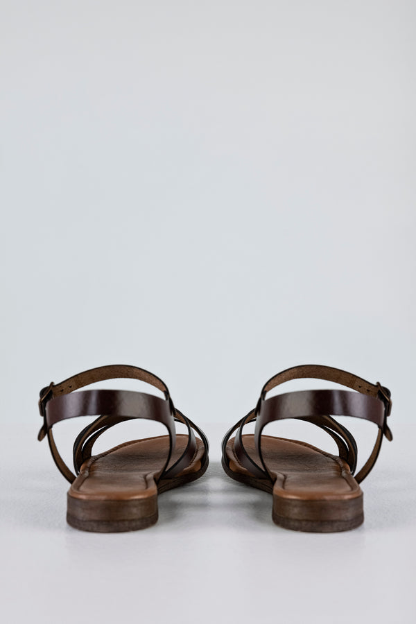 Leather strappy sandals