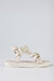 Leather padded strappy sandals