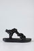 Leather padded strappy sandals
