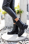 Zip-side fastening boots