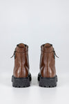 Lace-up boots with buckle