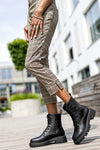Lace-up boots