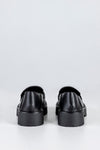 Chunky sole loafers with chain