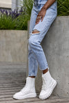 Lace up sneaker boots