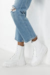 Lace up sneaker boots