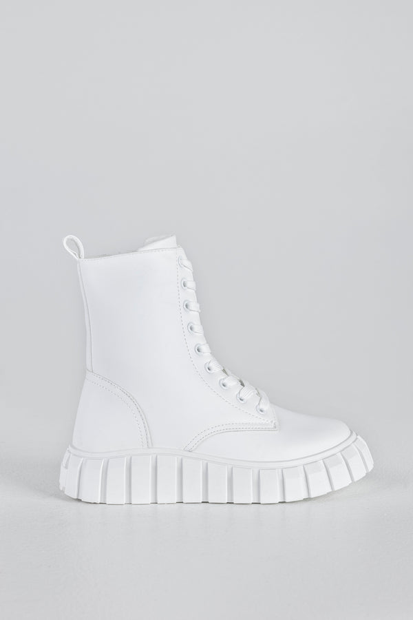 Lace up sneaker boots