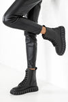 Lace up sneaker boots