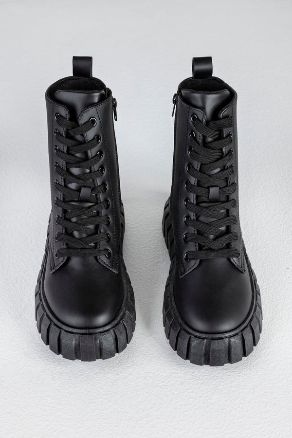 Lace up sneaker boots