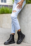 Lace up sneaker boots