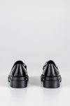 Chunky sole loafers with chain