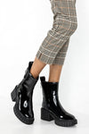 Zip-side fastening boots