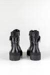 Leather lace-up boots