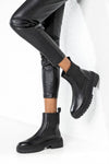 Leather chelsea boots