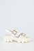 Chunky sole sandals with buckles