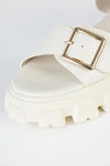 Chunky sole sandals with buckles