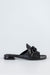 Slide sandals with chain