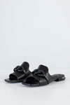 Slide sandals with chain