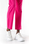 Lace-up fastening sneakers