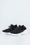 Knitted sneakers with laces
