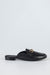 Flat mules with chain