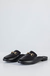 Flat mules with chain