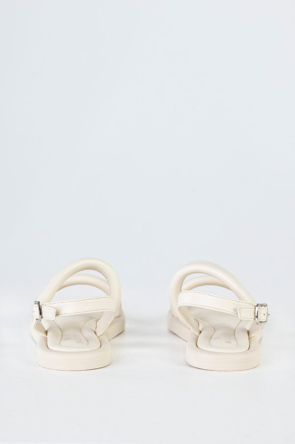 Quilted slide sandals