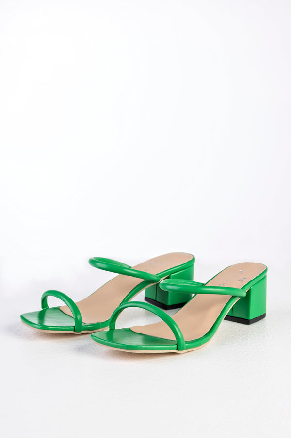 Strappy heeled sandals