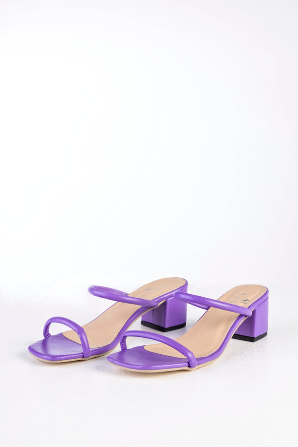Strappy heeled sandals