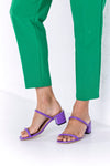 Strappy heeled sandals
