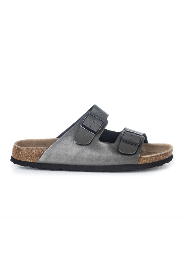 Sandales compensées à boucles