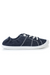 Lace-up, flat sole textile sneakers