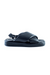 Leather crossover straps sandals