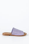 Leather flat sandals