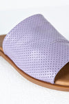 Leather flat sandals