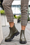 Leather chelsea boots