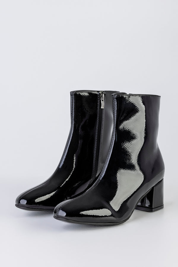 Zip-side fastening boots