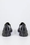 Chunky sole loafers with chain