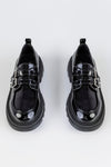 Chunky-sole shoes with buckles