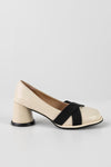 Round heeled women shoes